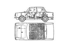 A4 Photo Blueprint BMW 700 LS Coupe 1961