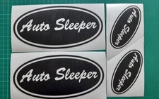 AUTOSLEEPER OVAL   Sticker Decal x 4.   Choice of 19 colours