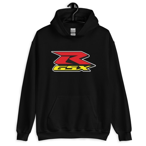 New suzuki gsx black logo - new,