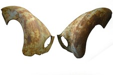 PAIR FRONT WINGS FENDER ARCH FOR FORD USA 37-40 COUPE SEDAN VINTAGE RAT HOT ROD