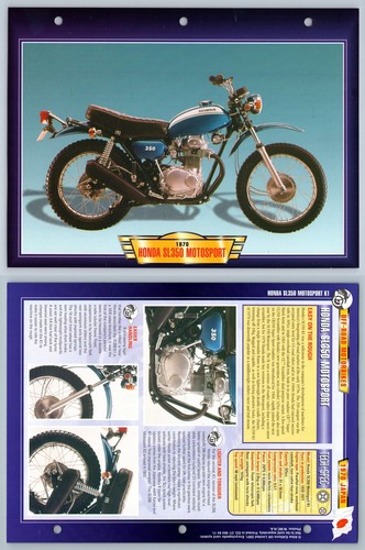Honda sl350 motosport 1970 - sl350,