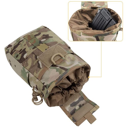 Molle foldable dump pouch - molle,