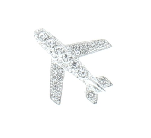 Rhinestone airplane plane - rhinestone,