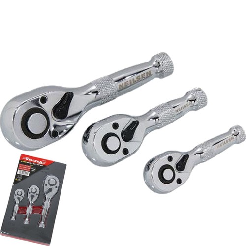 Neilsen stubby socket ratchet - stubby,