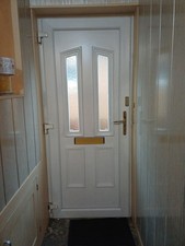 White pvc door - width, 915cm