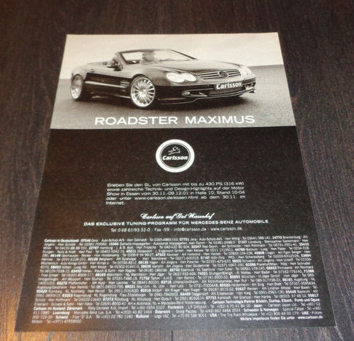 Carlsson mercedes r230 - mercedes, sl
