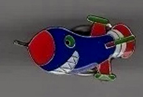 Nerf bullet pin badge - ., shark