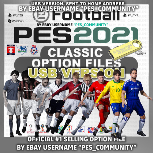 Usb pes 2021 option - option, file