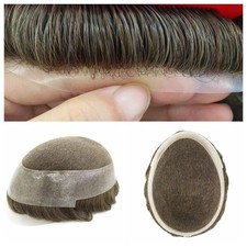 Mens Toupee Human Hair System