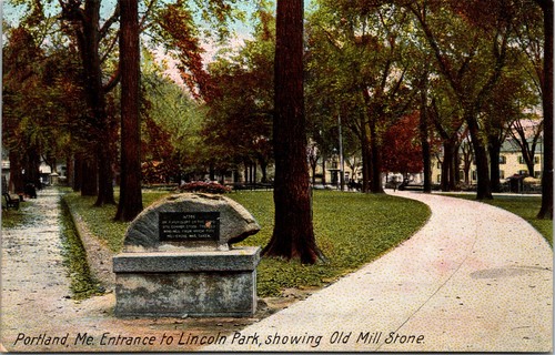 Postcard portland entrance - me,