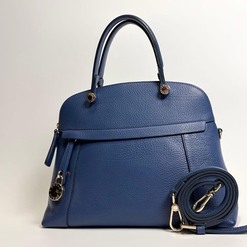 Furla piper leather navy - furla,