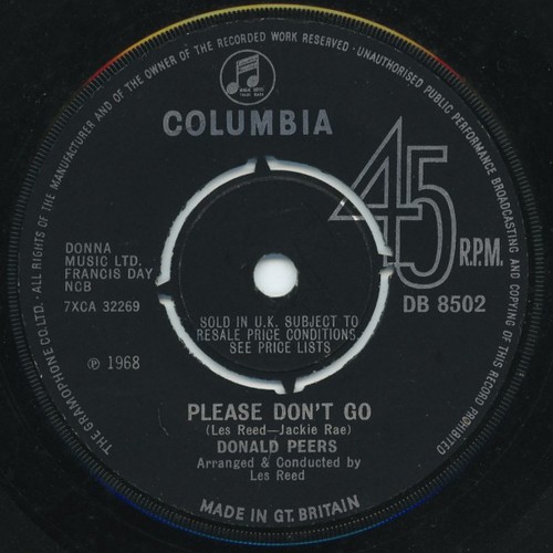 Donald peers please - -, go