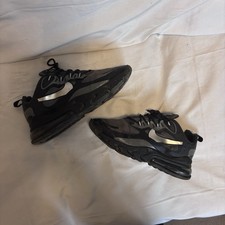 Nike Air Max 270 React Trainers Shoes- Black And Grey - UK 7