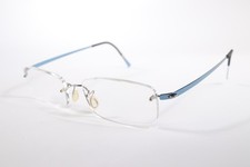 LINDBERG SPIRIT TITANIUM Eyeglasses T 61 Unisex Blue Rimless Glasses Frames