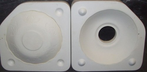 Ceramic mold molds embossed - mold,