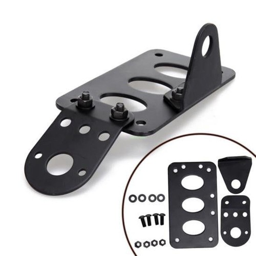 Side mount motorcycle - mount, license
