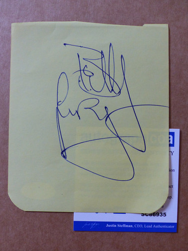 Billy fury signed autograph - billy,