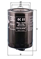 Oil Filter MAHLE Fits VW SEAT