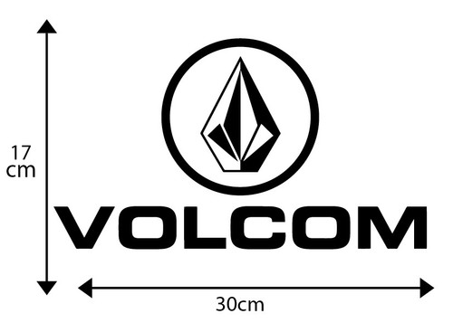 Big volcom text - text', stickers