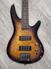 Ibanez SR400EQM Active Bass Guitar in Dragon Eye Burst