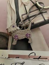 Radley Cream Leather Dog Tag /