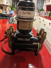 Salamander TIRCTFORCE 30TU 3.0 Bar Brass Twin Impeller Shower Pump Negative Head