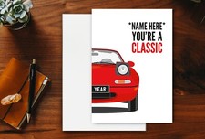 Classic Red Mazda Miata MX5