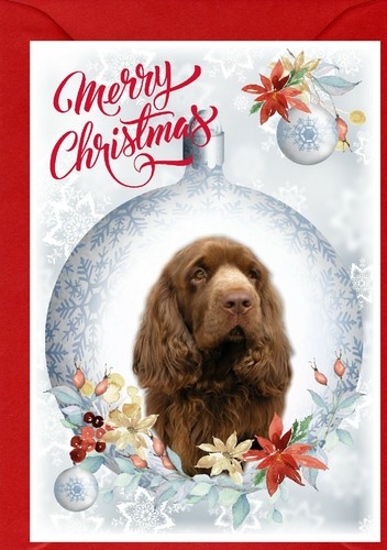 Sussex spaniel dog - spaniel, x6")