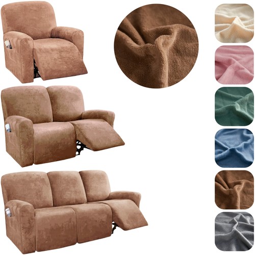 Plush velvet recliner chair - plush,