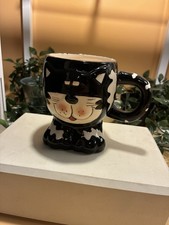 Cat Mug Coffee Mugs, Cat Heads By Home Essentials set of 2 NWT
