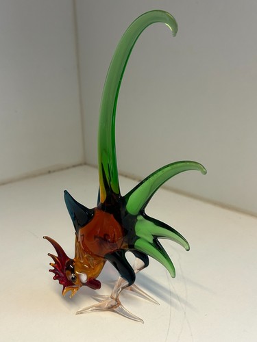 Murano glass cockerel - glass,