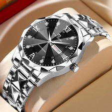 Mens luxury diamond watch - mens,