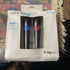 BigBen - Let's Sing - 2x Microphone - Wii / Wii U -sing2  interactive karaoke 