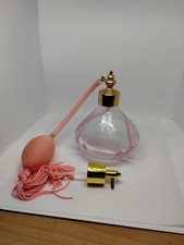  Pink Caithness glass Perfume bottle atomiser In good working order