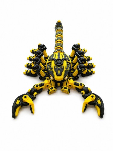 Articulated cyber scorpion toy - articulated,