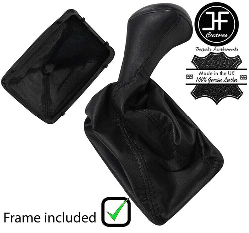 Black stitch style leather - 2,
