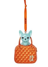Taylor Swift Christmas Ornament TOY CHIHUAHUA BARKING AT ME FROM A TINY PURSE 