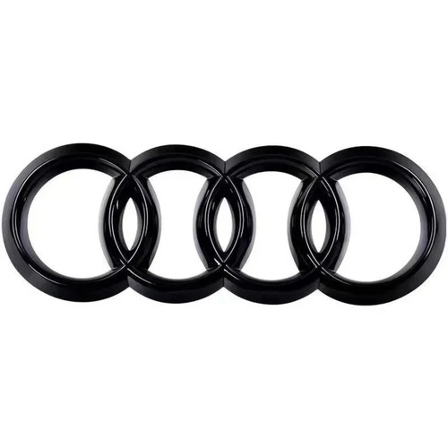 Audi silver black ring abs - black,