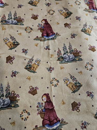 Vintage cotton fabric - vintage,