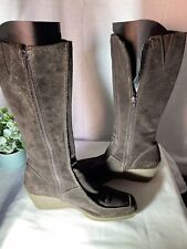 BHS WOMEN DARK BROWN FAUX