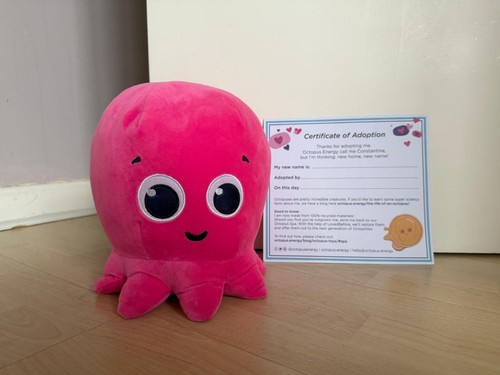 Octopus energy plush soft - energy,
