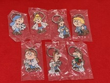 Tetley Tea Folk Complete Set Of 7 Keyrings - Gaffer Maurice Etc NEW & SEALED