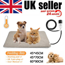 Electric Pet Heating Pad Cat Dog Heat Mat Heated Bed Dog Puppy Whelping Pads