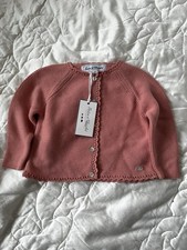 Tartine et Chocolat Baby Girl Knitwear Cardigan Pink 1 Year BNWT