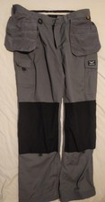 Trojan Grey Work Trousers W38 X L34