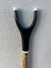 Black Buffalo Horn Mottled Hazel Thumb Stick  No.3