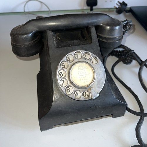 Vintage black bakelite - vintage,