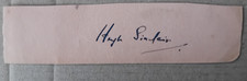 ORIGINAL AUTOGRAPH HUGH SINCLAIR The Rocking Horse Winner