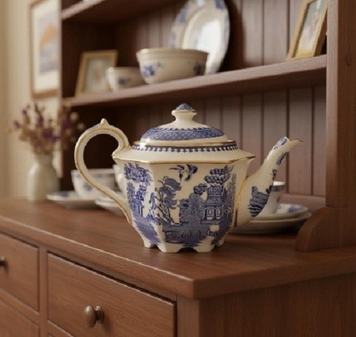 Vintage sadler blue - sadler, white