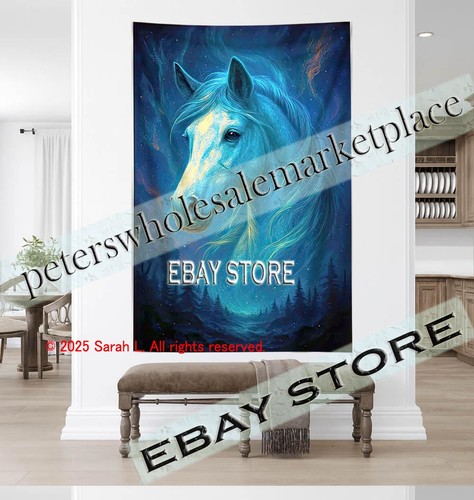 Spirit horse tapestry - spirit,